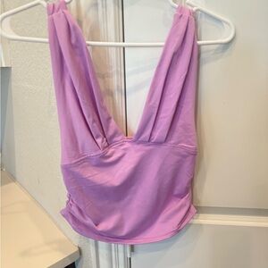Lavender Halter Top